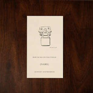 Custom Ex Libris Bookplate Sticker   Dark Academia