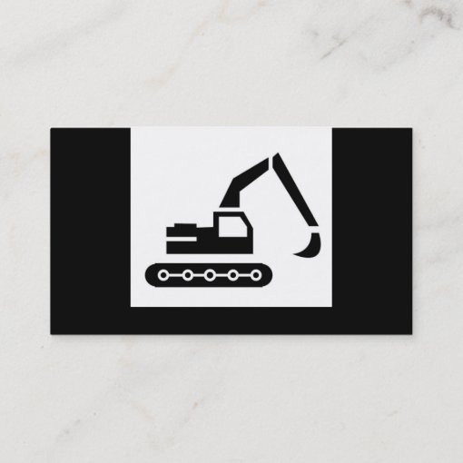 Custom Excavating Custom Business Card | Zazzle