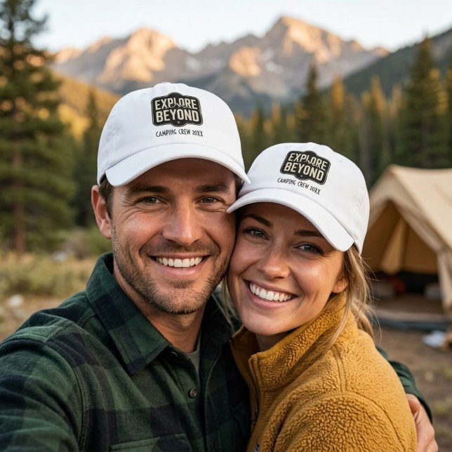 Custom Explore Beyond Camping Crew 2026 Hat (Creator Uploaded)