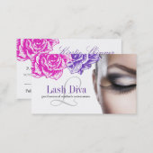 Custom Eye Lash Extensions Business Cards (Front/Back)