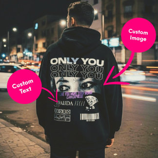 Custom Eyes Image & Name | Personalized  Hoodie