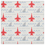 Custom FA-18 Shark Fin Party Shirt Pattern Fabric