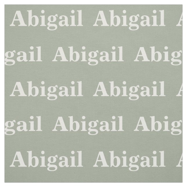Custom Fabric - Personalized Name Fabric (Swatch)