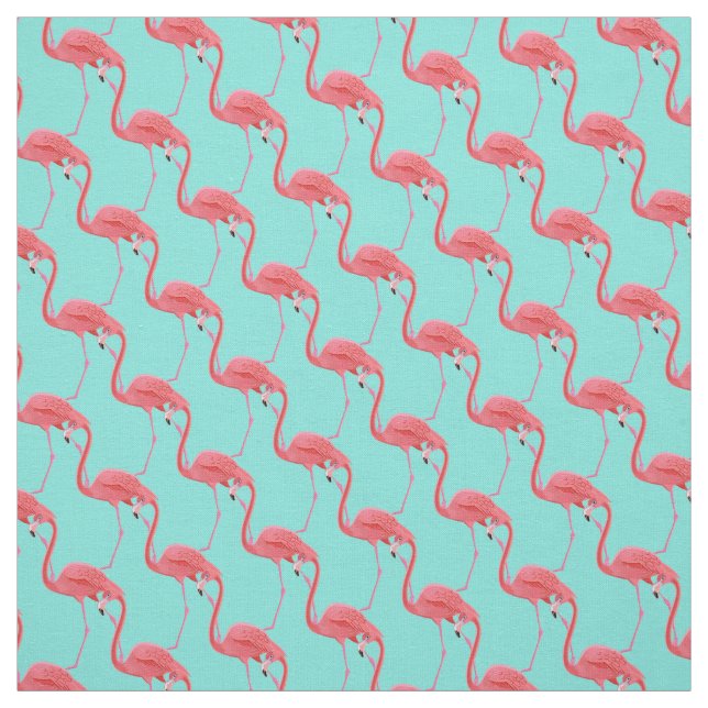 Custom Fabric-Pink Flamingo Fabric (Swatch)