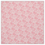Custom Fabric-Pink &amp; White Floral Fabric