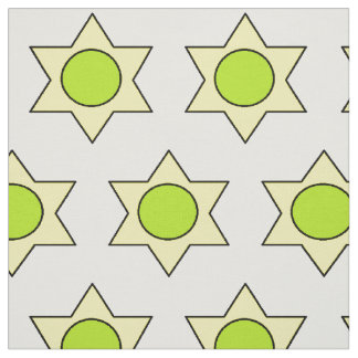 Custom fabric, Star Flower pattern Fabric