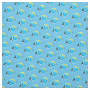 Custom Fabric-Tropical Fish Fabric