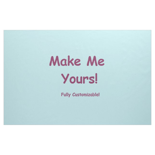 Custom Fabric You Design! (Yard)