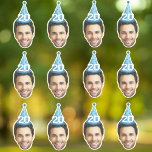 Custom Face 20th 30th 40th 50th 60th 70th Birthday Sticker<br><div class="desc">Custom Face 20th 30th 40th 50th 60th 70th Birthday Sticker</div>