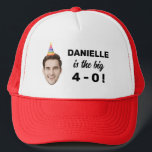 Custom Face 20th 30th 40th 50th 60th 70th Birthday Trucker Hat<br><div class="desc">Custom Face 20th 30th 40th 50th 60th 70th Birthday Trucker Hat</div>