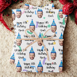 Custom Face 20th 30th 40th 50th 60th 70th Birthday Wrapping Paper Sheets<br><div class="desc">Custom Face 20th 30th 40th 50th 60th 70th Birthday, Custom Age Name Birthday , Replace the face and text with your favorite photo and message (make sure to crop as much to the face as possible and use an app to remove the background) and personalize this funny face gift with...</div>