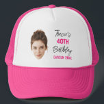 Custom Face 30th 40th 50th 60th 70 Birthday Squad Trucker Hat<br><div class="desc">Custom Face 30th 40th 50th 60th 70 Birthday Squad Trucker Hat</div>