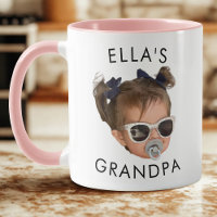 Custom Face, Baby Face Dady Gift, Grandpa Birthday