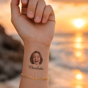 Custom Face Bachelor Party Temporary Tattoos
