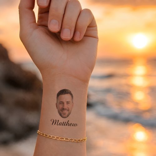 Custom Face Bachelor Party Temporary Tattoos