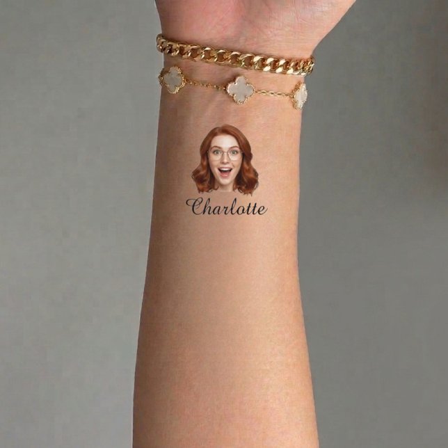 Custom Face Bachelor Party  Temporary Tattoos (Creator Uploaded)