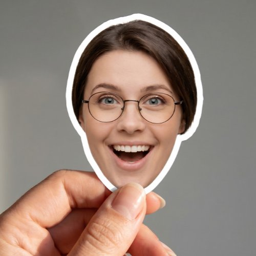 Custom Face Bachelorette or Birthday Party Favors Sticker