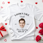 Custom Face Bachelorette Party Engaged Bride Groom T-Shirt<br><div class="desc">Custom Face Bachelorette Party Engaged Bride Groom T-Shirt</div>