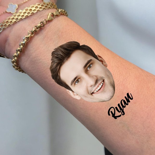 Custom Face Bachelorette Party Favors Personalized Temporary Tattoos (Creator Uploaded)