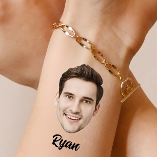 Custom Face Bachelorette Party Favors Personalized Temporary Tattoos