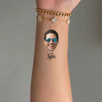 Custom Face Bachelorette Party Favors Personalized Temporary Tattoos