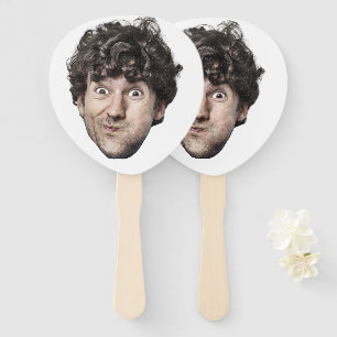 Custom Face Birthday Favors Bachelor Party  Hand Fan