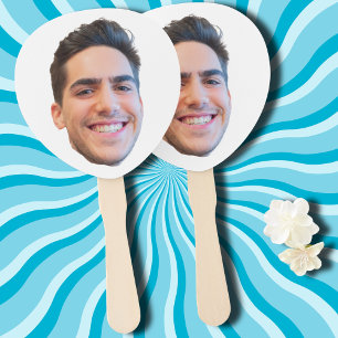 Custom Face Birthday Favors Bachelor Party Hand Fan