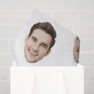 Custom Face Birthday Wedding Personalized Logo Tissue Paper