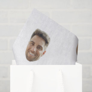 Custom Face Birthday Wedding Personalized Logo Tissue Paper