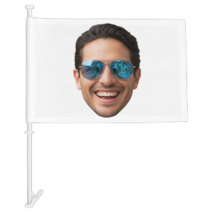 Custom Face Car Flag for Bachelorette & Birthday