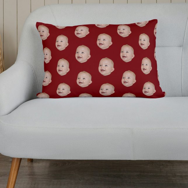 Custom Face Cheerleader Personalize Birthday Photo Pillow Case (Creator Uploaded)