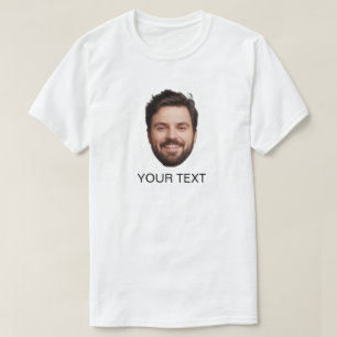 Custom Face Crew Funny Gift For Friends Couples T-Shirt