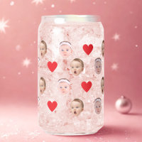 Custom Face, Custom Photo, Baby Gift Beer Glasse