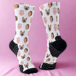 Custom Face, Custom Photo, Family Gift Socks