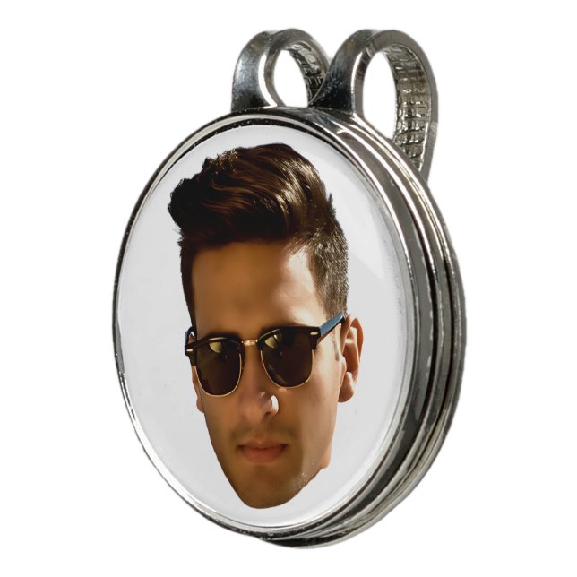 Custom Face Cutout Bachelorette Party Birthday Golf Hat Clip (3/4)