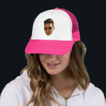 Custom Face Cutout Bachelorette Party Birthday Trucker Hat<br><div class="desc">Face Cut Out, Head Cutout, Custom Bachelorette Party, Bridal Party Props, </div>