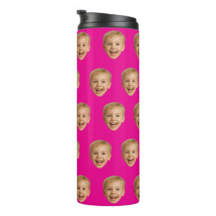 Custom Face Gift, Personalized Face Photo, Family Thermal Tumbler