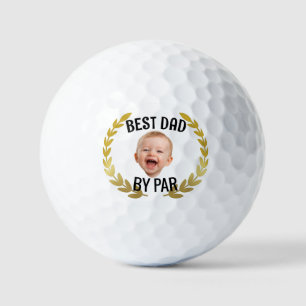 Custom Face Golf Balls, Best Dad by par Balls