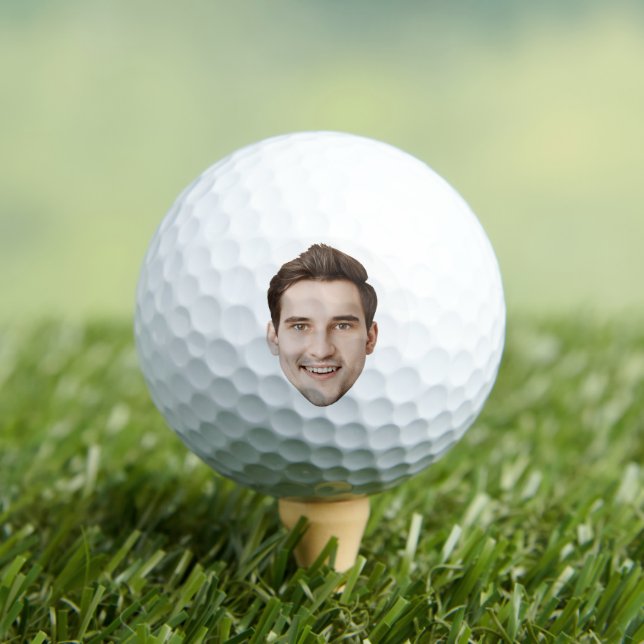 Custom Face Golf Gifts For Men Personalized Photo Balls (Insitu Tee)