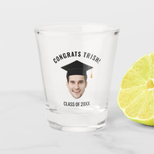 Custom Face Graduation Masters Degre Class of 2026 Shot Glass