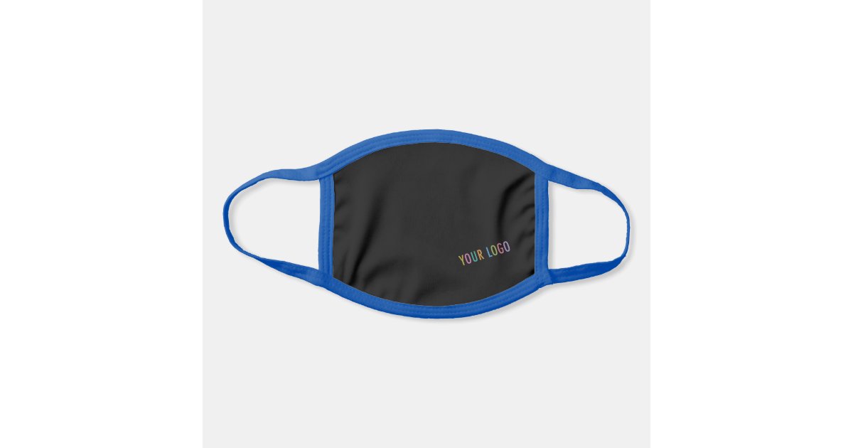 Custom Face Mask Company Logo Branded Promotional Zazzle