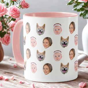 Custom Face Mug, Custom Photo mug, Family Gift  Mug