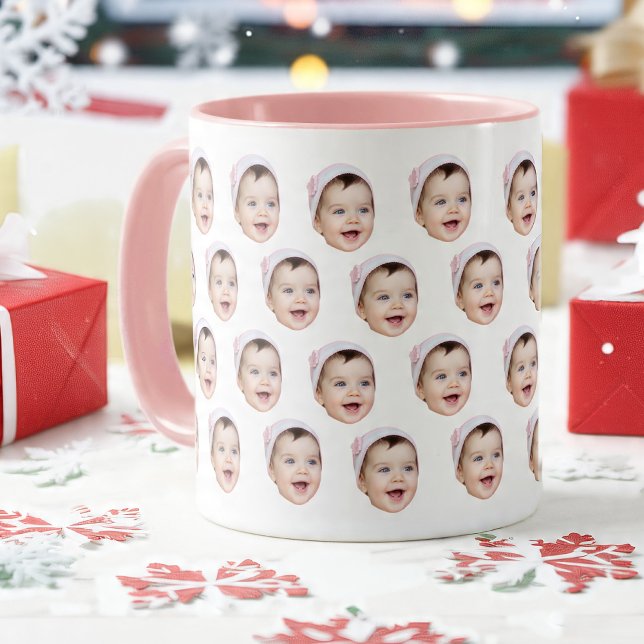 Custom Face Mug, Personalized Face Photo, Baby Mug (Creator Uploaded)