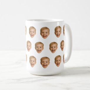 Custom Face Mug, Personalized Face Photo, Family Coffee Mug