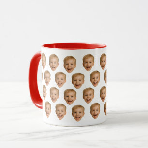 Custom Face Mug, Personalized Face Photo, Family Mug