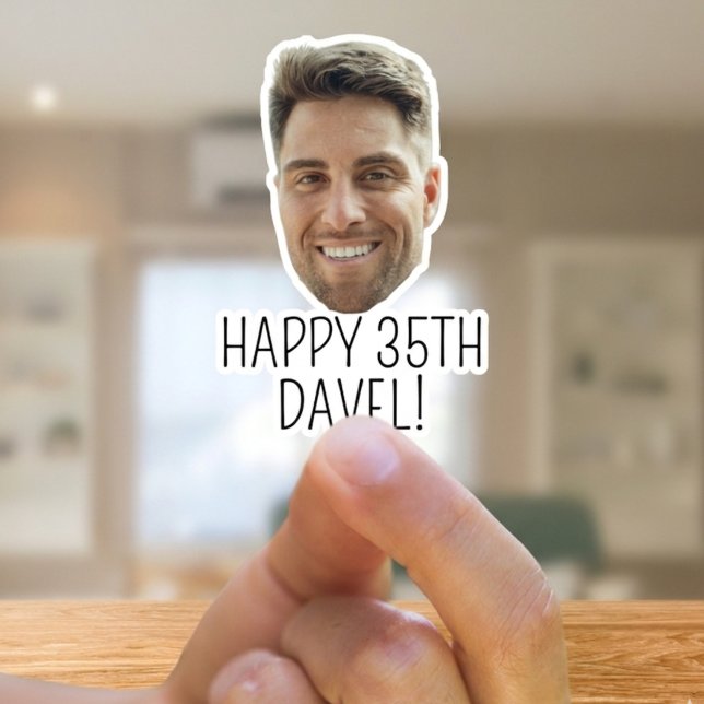 Custom Face Party Favor Sticker (Creator Uploaded)