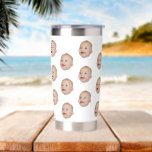 Custom Face Personalized Baby Pet Mom Dad Birthday Insulated Tumbler<br><div class="desc">Custom Face Personalized Baby Pet Mom Dad Birthday Insulated Tumbler</div>
