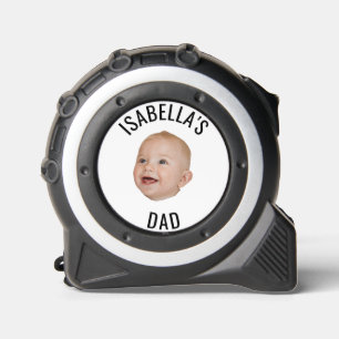 Custom Face Personalized Dad Father's Day New Dad Tape Measure