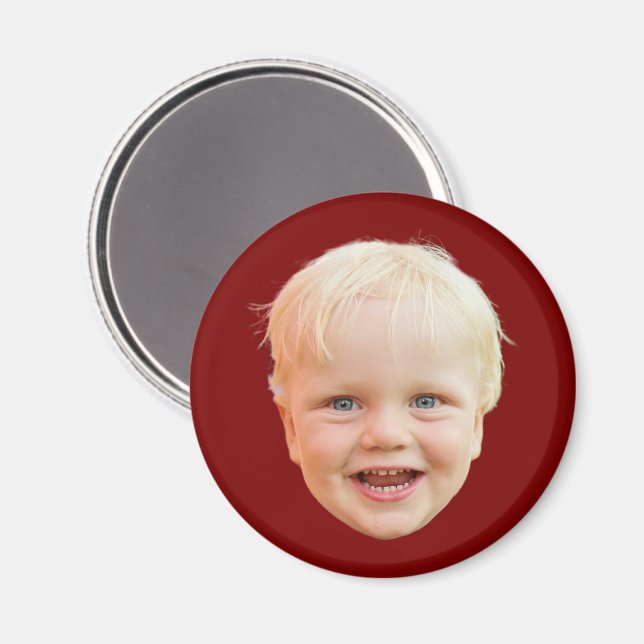 Custom Face Personalized Picture Logo Image Design Magnet (Front/Back)