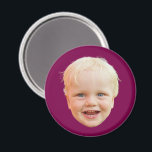 Custom Face Personalized Picture Logo Image Design Magnet<br><div class="desc">Custom Face Personalized Picture Logo Image Design magnet</div>